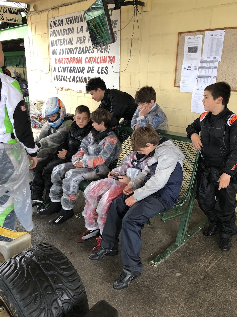 Andrea Dupé — portrait casque et kart, RC2 2019