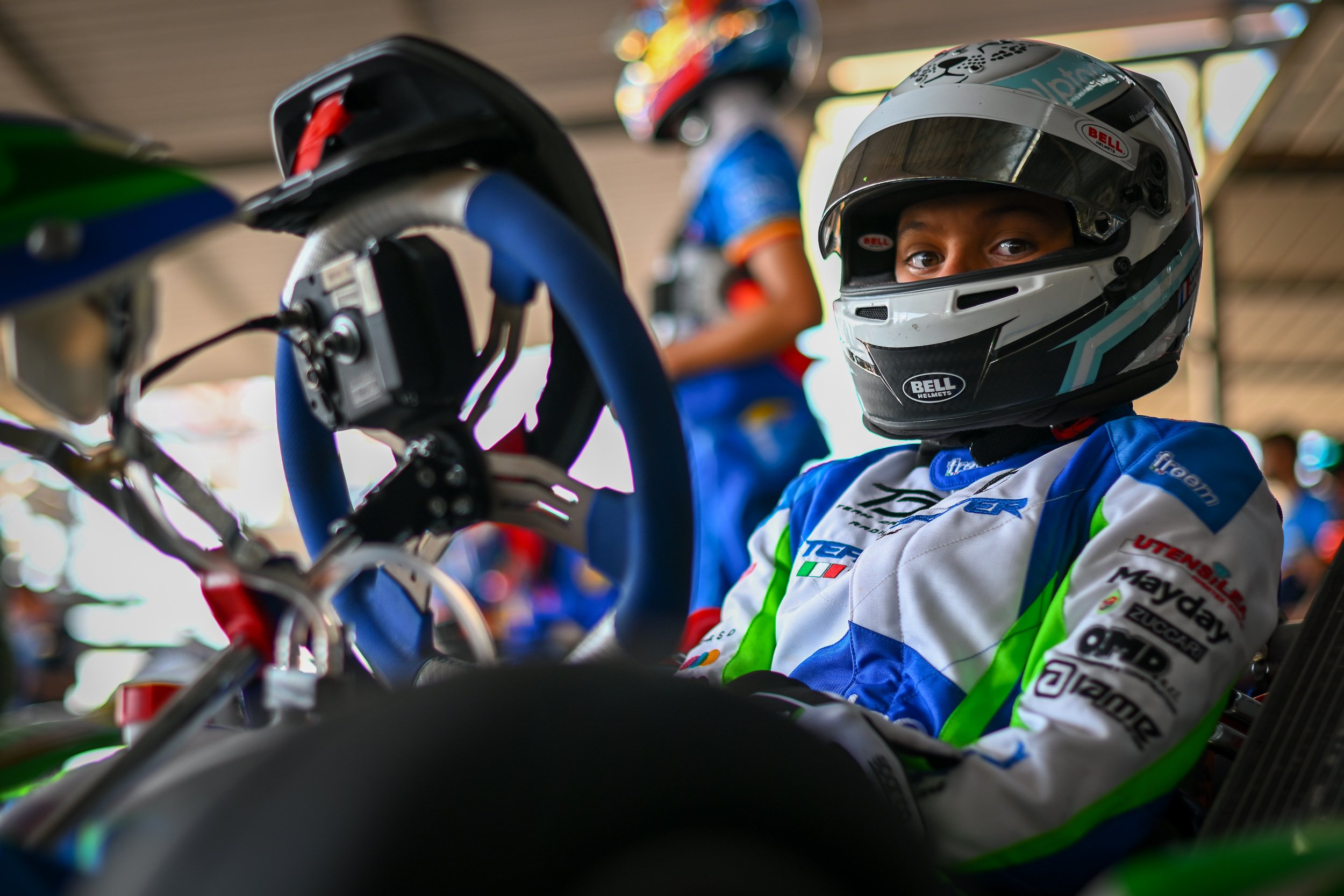 Andrea Dupé cockpit