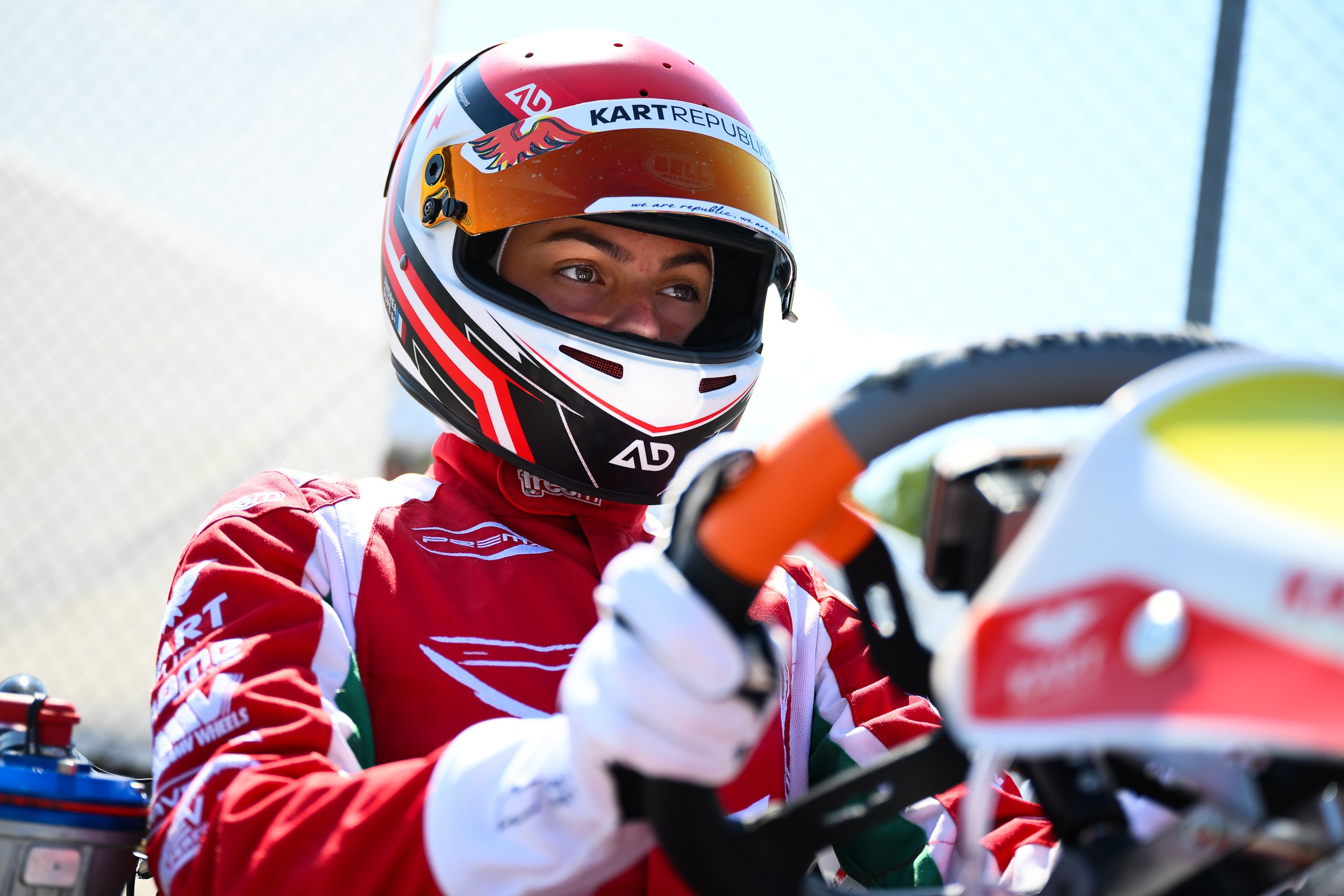 Andrea Dupé cockpit